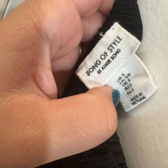 Song of Style by Aimee Song Black Strapless Mini Dress – Size Small - Picture 3 of 3